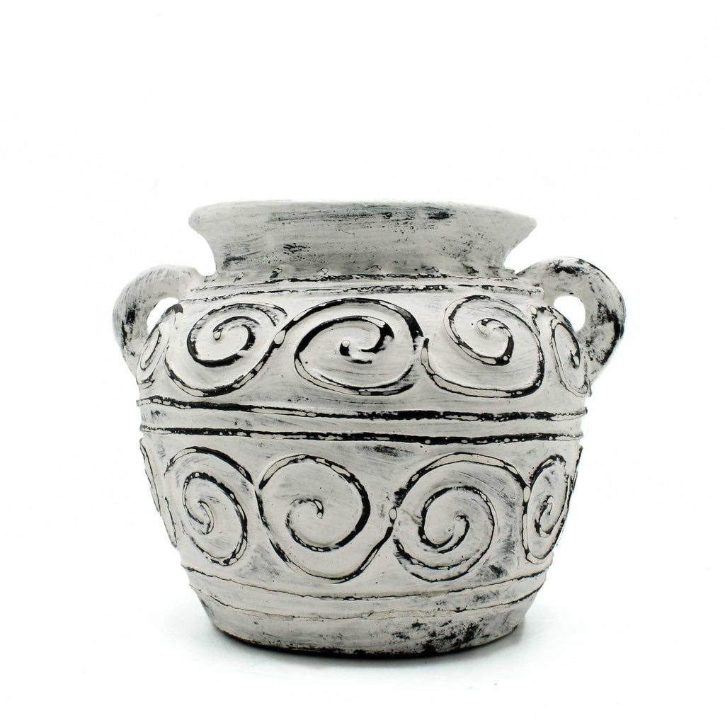 Greek Terracotta Clay-Plant-Pot-With-Handles Product Image