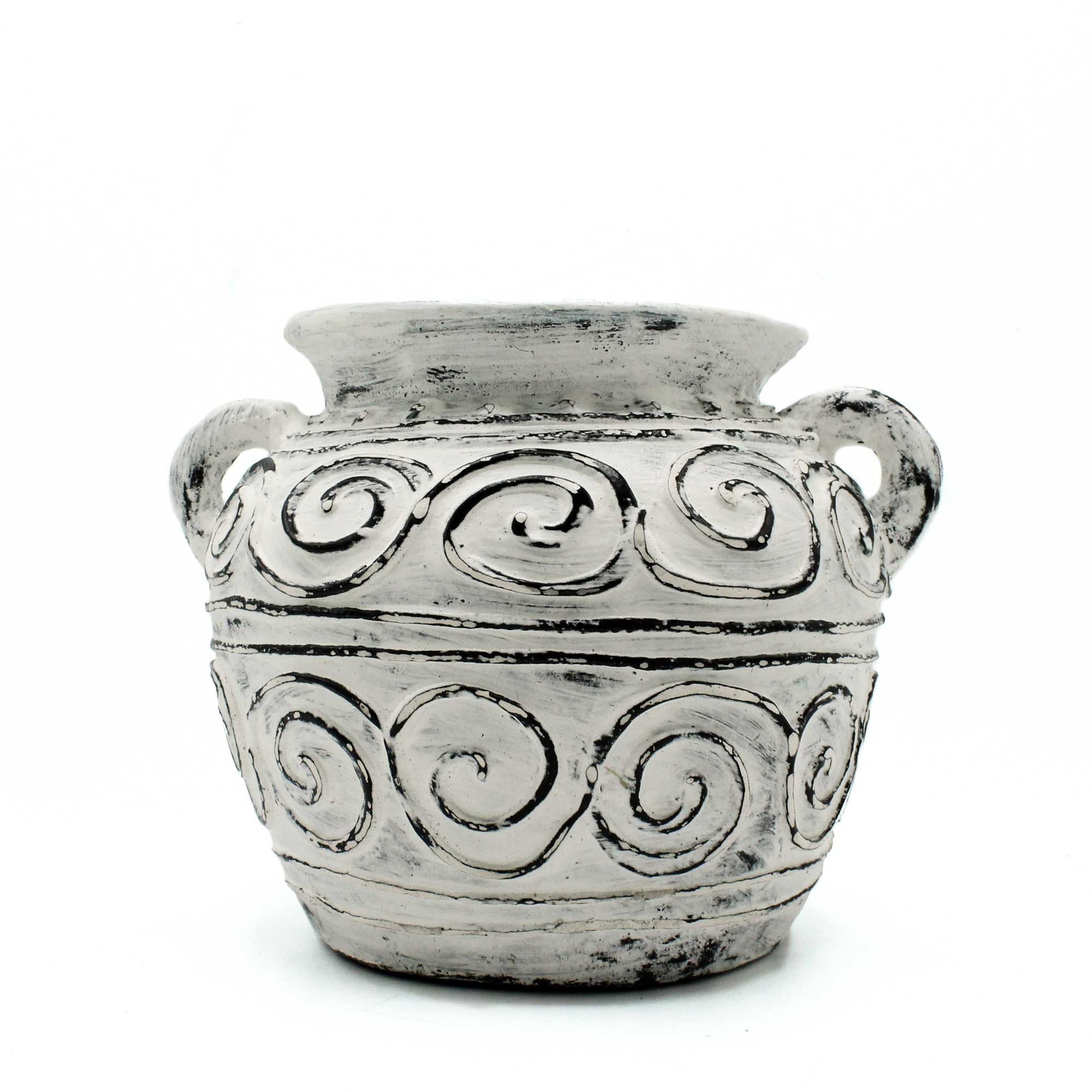 Greek Terracotta Clay-Plant-Pot-With-Handles Product Image