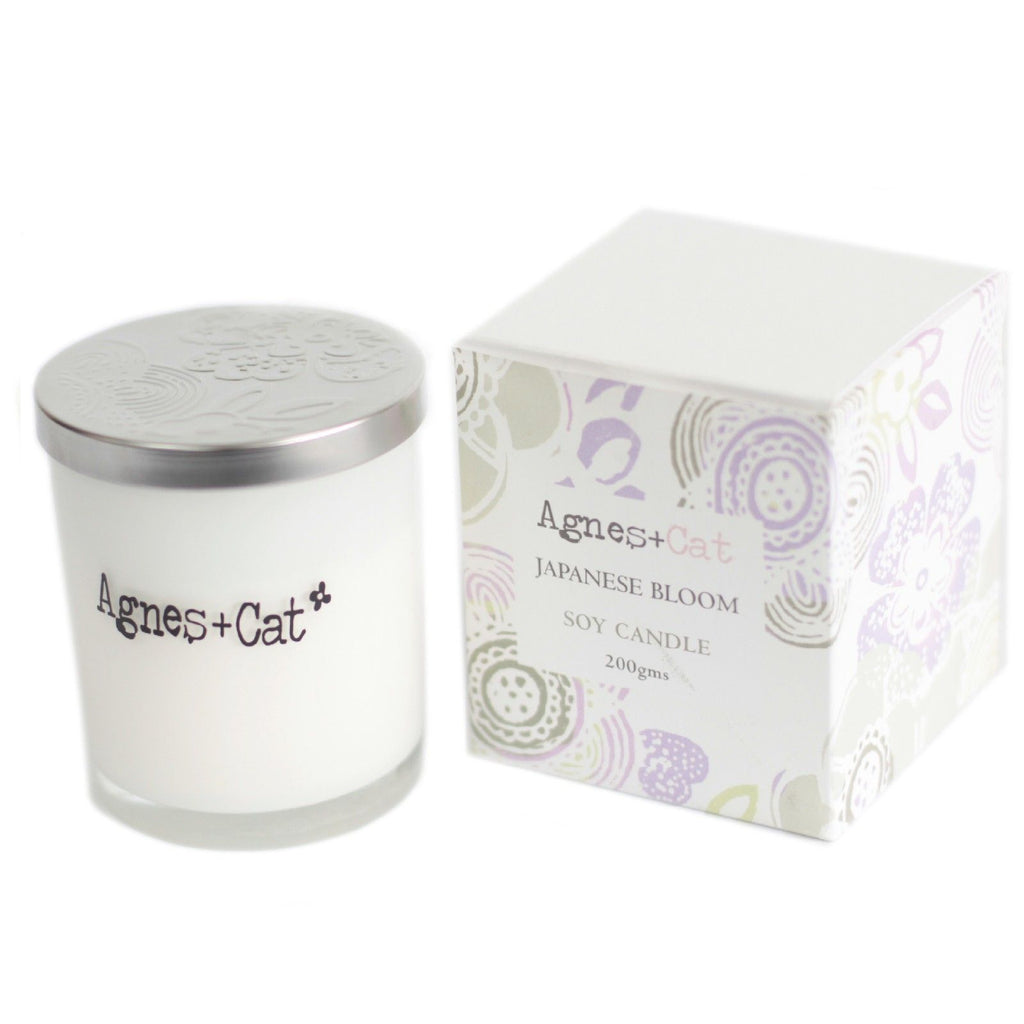 Agnes + Cat Votive Soy Wax Candle - Japanese Bloom