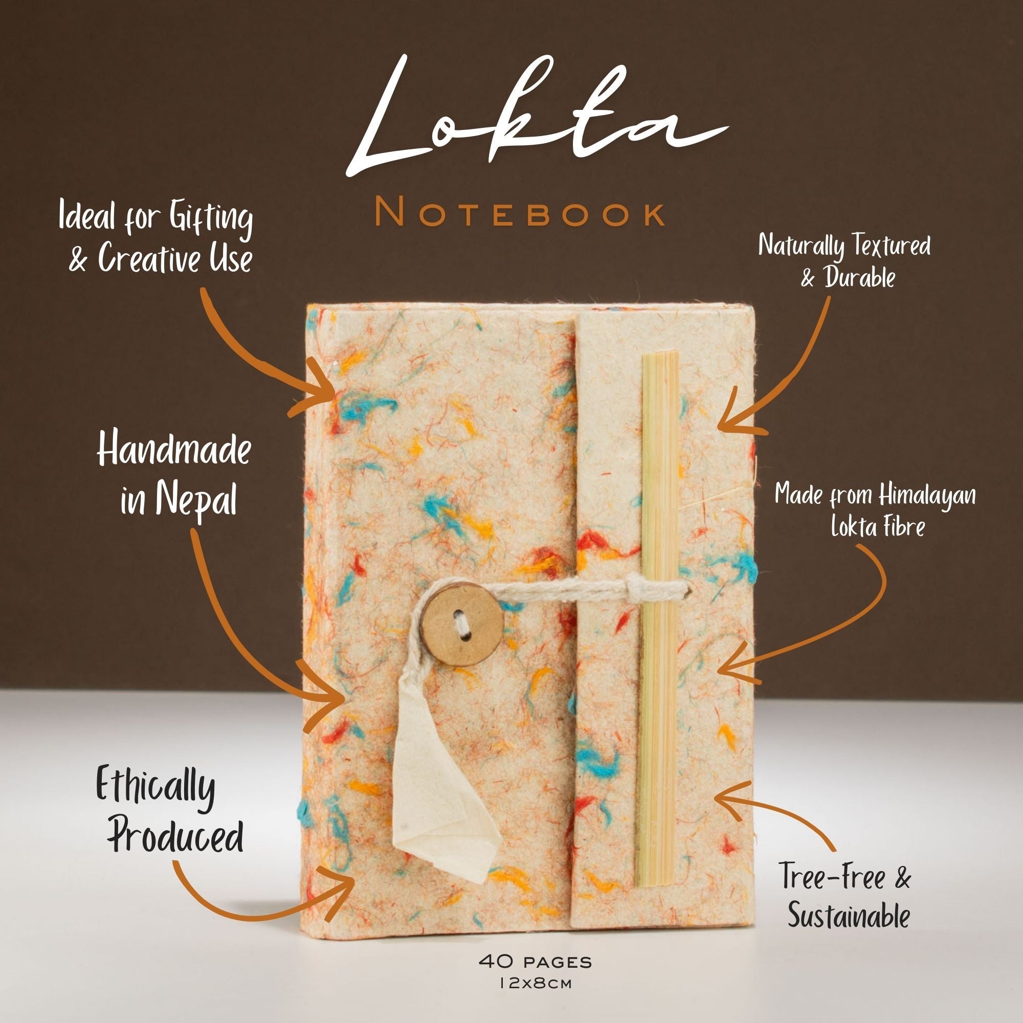 Notebook Mini Lokta paper Lokta-Mixed-Colour-Notebook Product Image