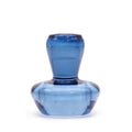 Tealight pressed glass Mushroom Flip Dinner Candle / Tealight Holder - Royal Blue Product Image