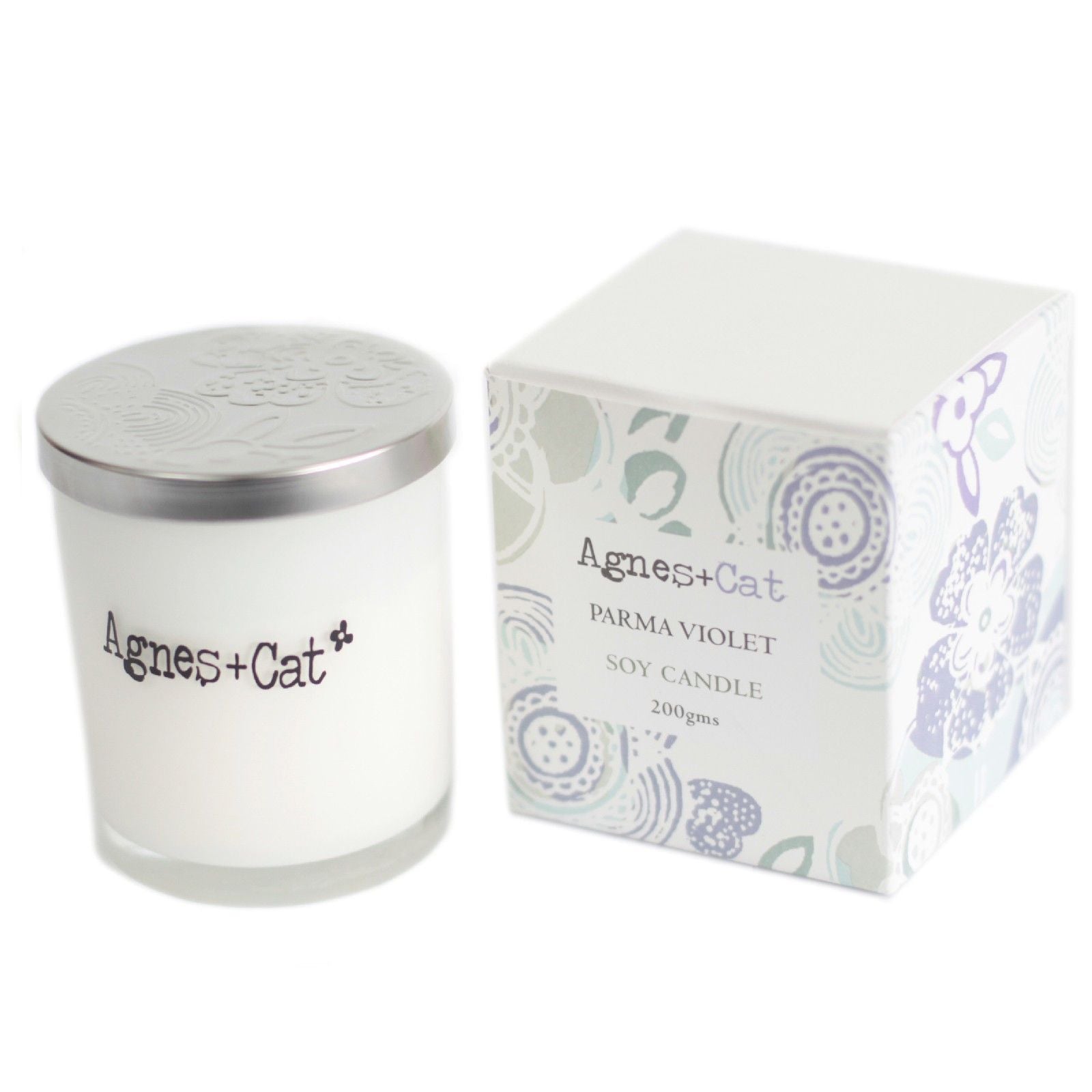 Agnes + Cat Votive Soy Wax Candle - Parma Violet
