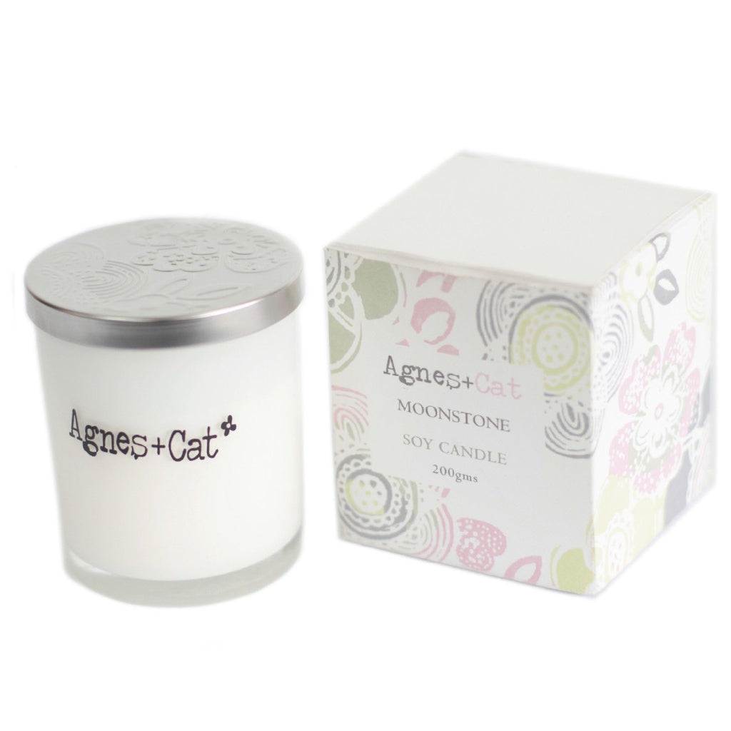 Agnes + Cat Votive Soy Wax Candle - Moonstone