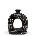 Oval Donut Small Terracotta Shaped Vase Product Image
