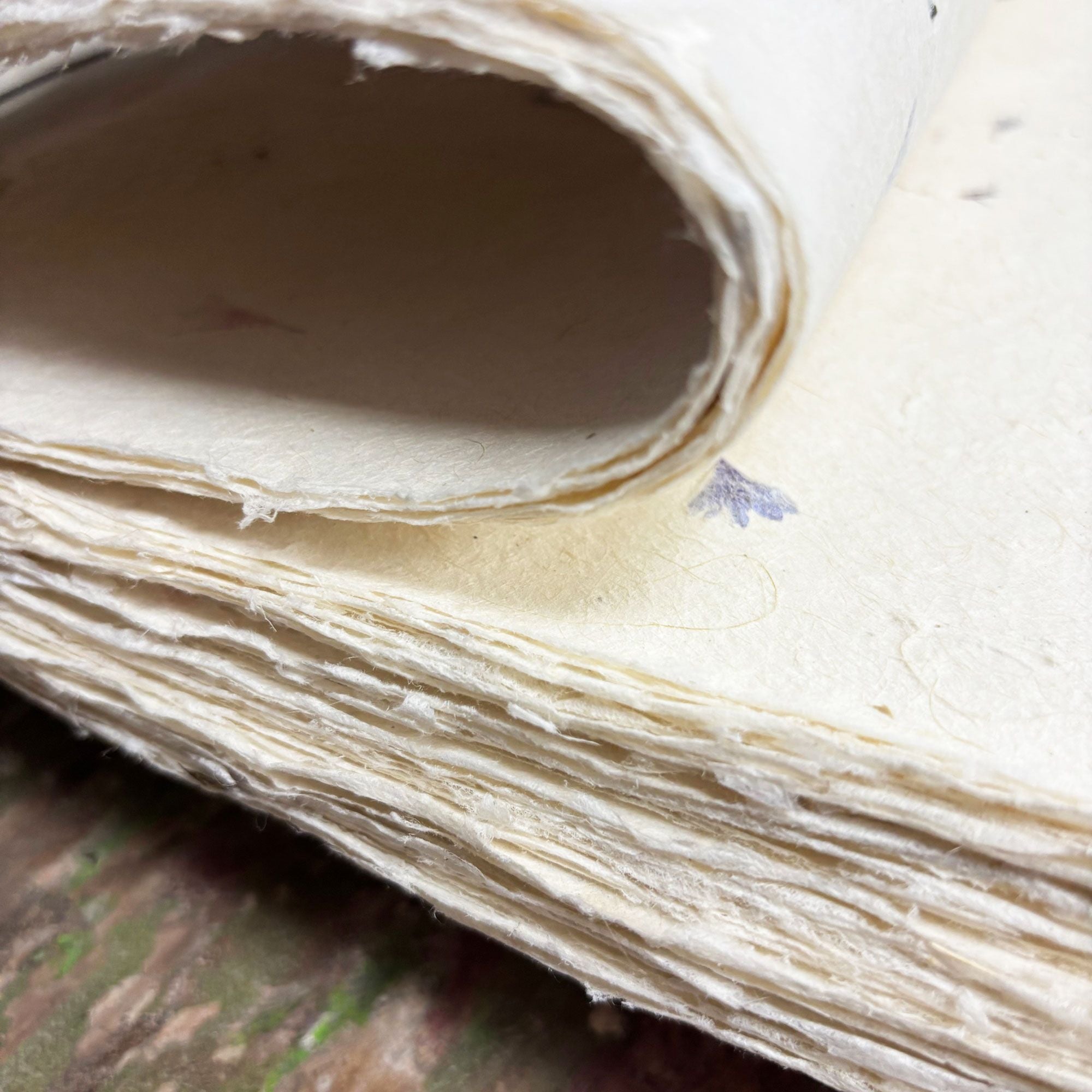 Paper A4 - Lokta Craft Paper (20 sheet pack) - Marigold Pack of 20 Sheets