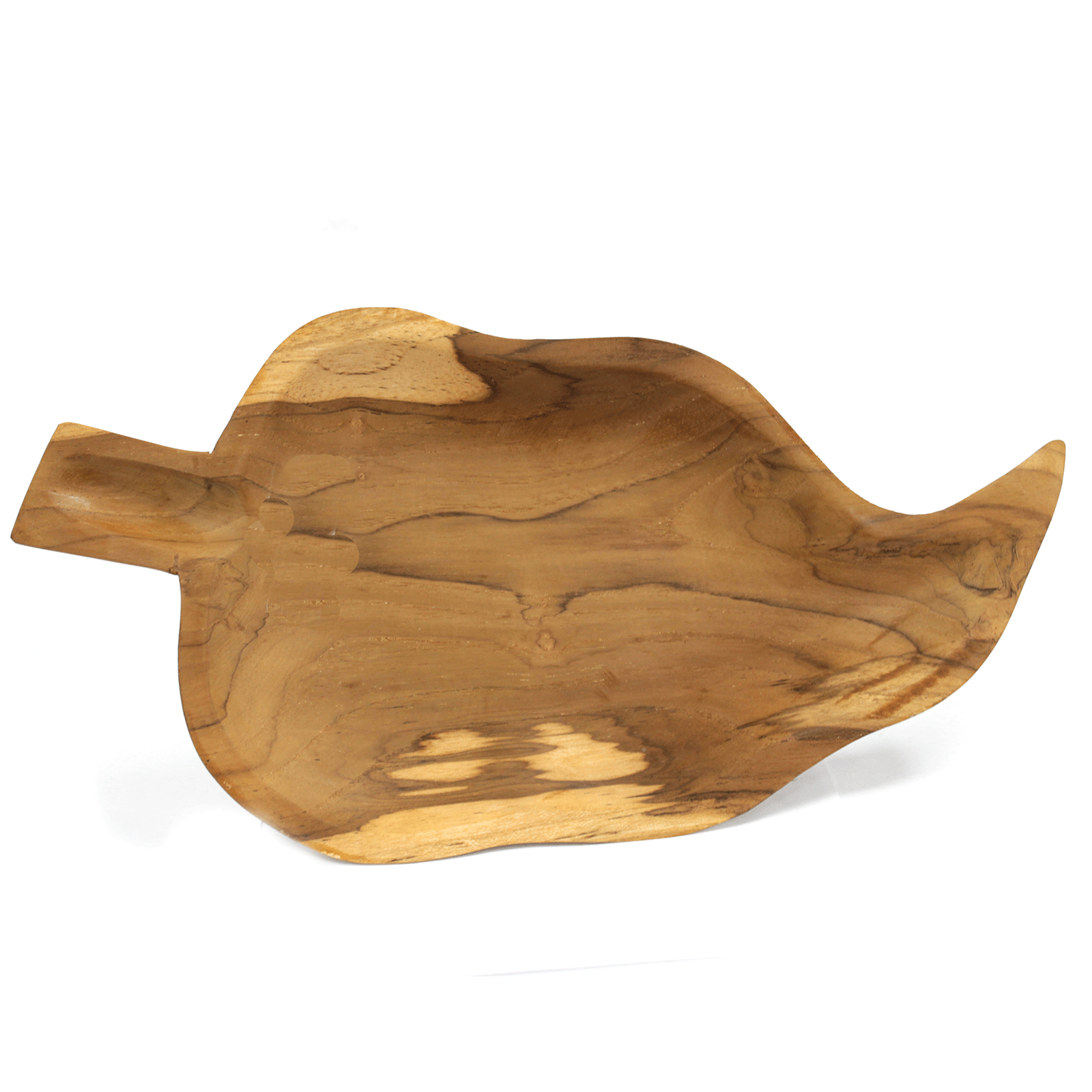 Bowl Teak Wood Leaf-Shaped-Bowl Product Image