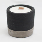 Candle Pot Concrete Pot - Black - Brandy Butter