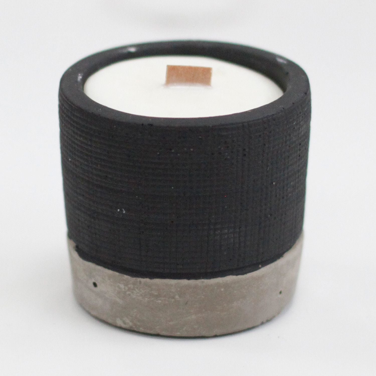 Candle Pot Concrete Pot - Black - Brandy Butter