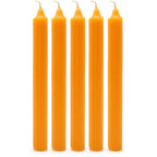 Candle paraffin wax Solid Colour Dinner Candle Set - Pack of 21 - Rustic Mango Pack of 21