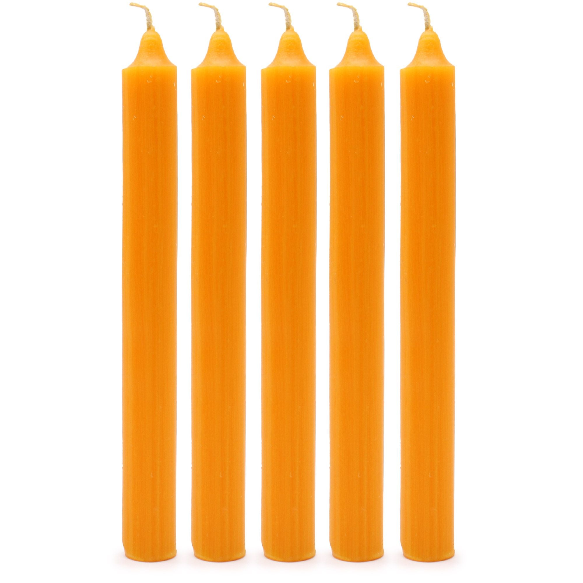Candle paraffin wax Solid Colour Dinner Candle Set - Pack of 21 - Rustic Mango Pack of 21