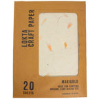 Paper A4 - Lokta Craft Paper (20 sheet pack) - Marigold Pack of 20 Sheets