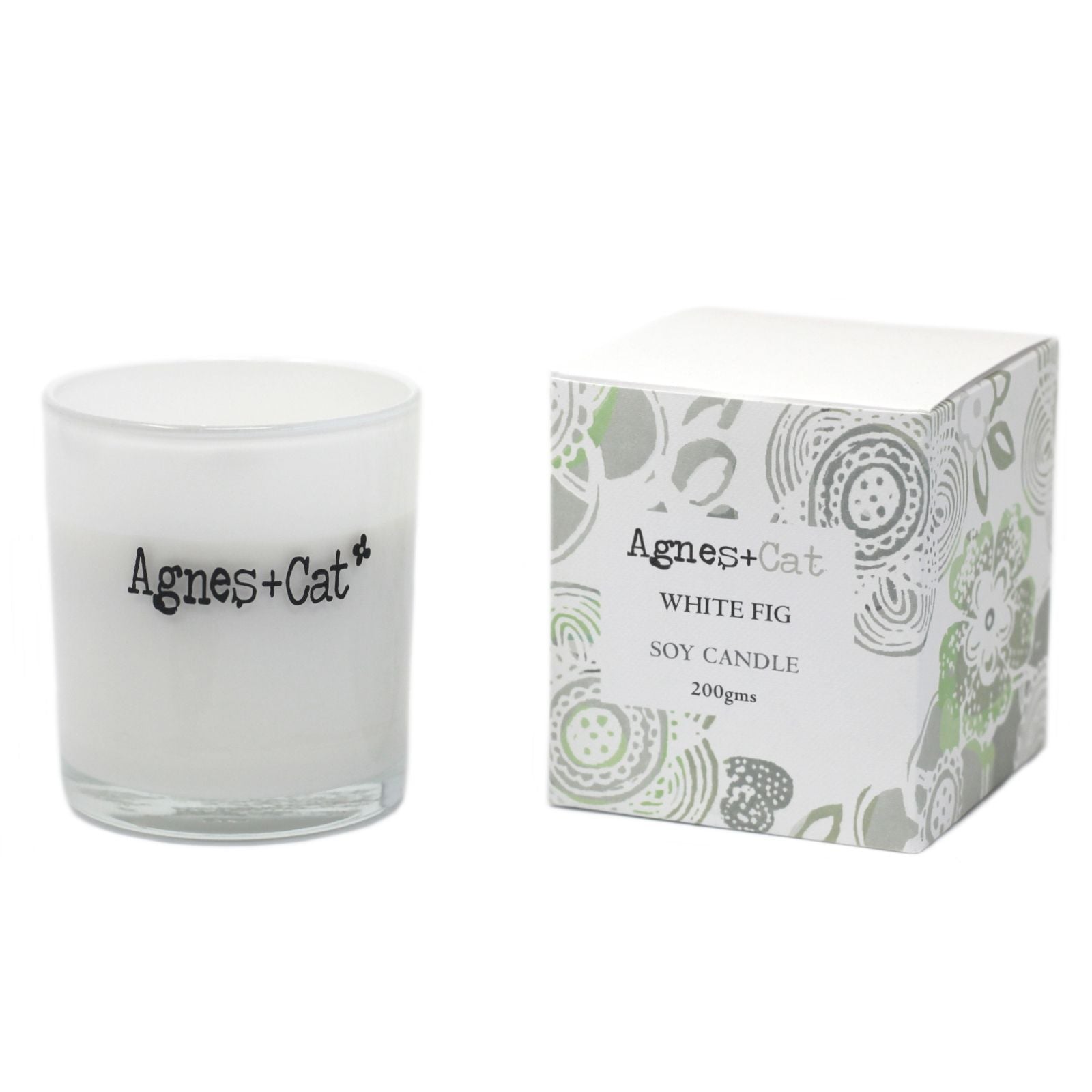 Agnes + Cat Soy Wax Agnes + Cat Votive Candle - White Fig Product Image