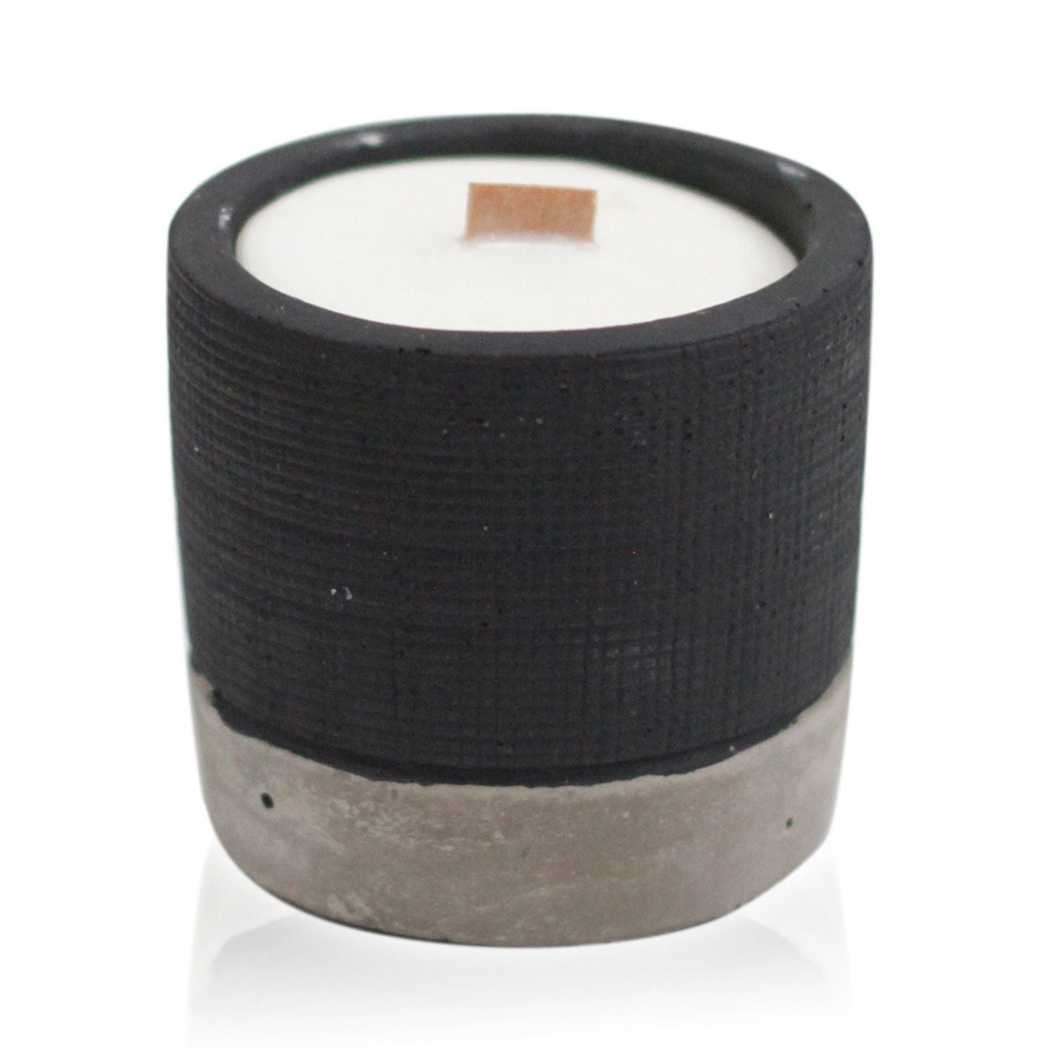 Candle Pot Concrete Pot - Black - Brandy Butter Product Image