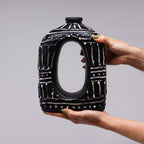 Oval Donut Medium Ceramic Shaped Vase